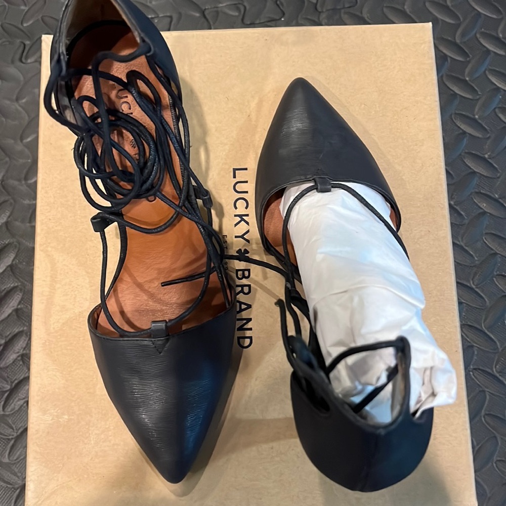 Lucky Brand High Heels Leather Upper 6.5 NIB